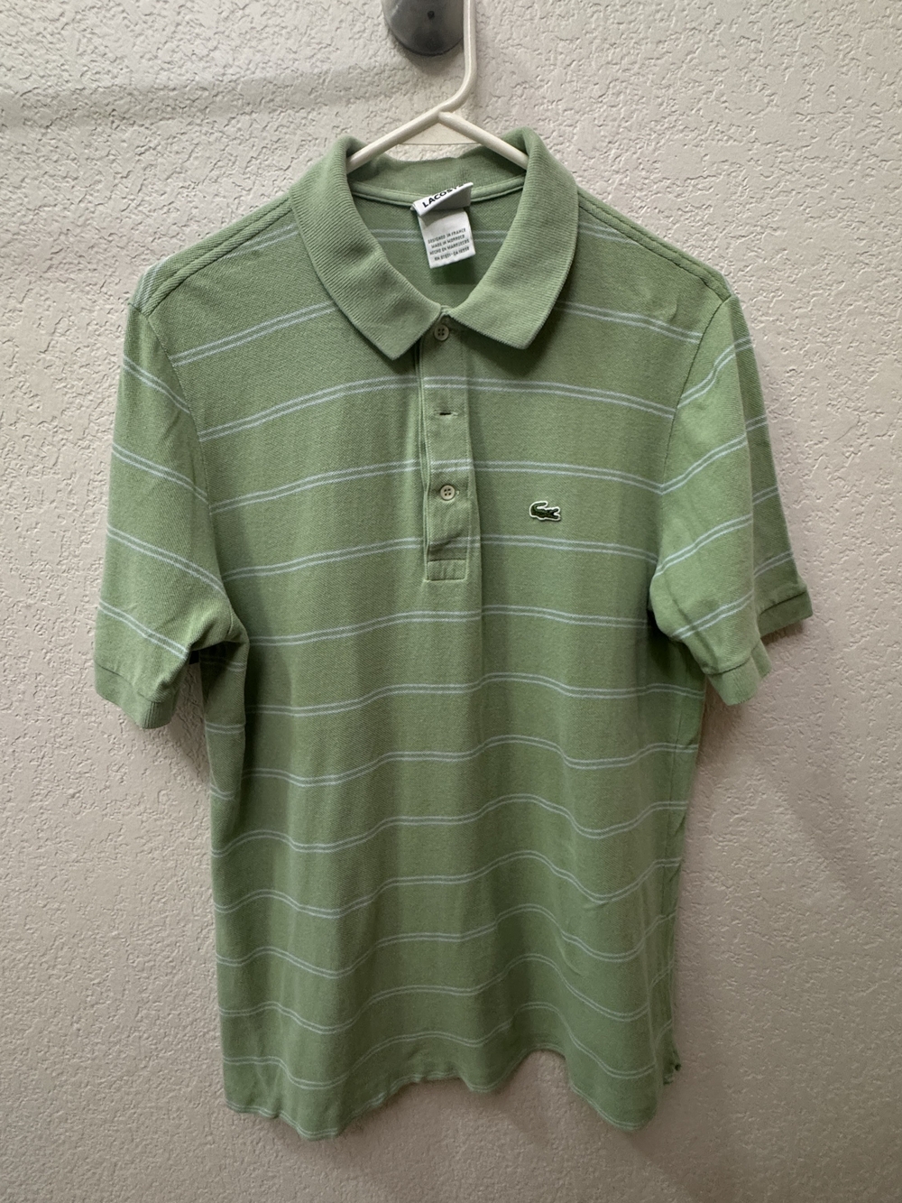 Lacoste Men's Light Green Polo